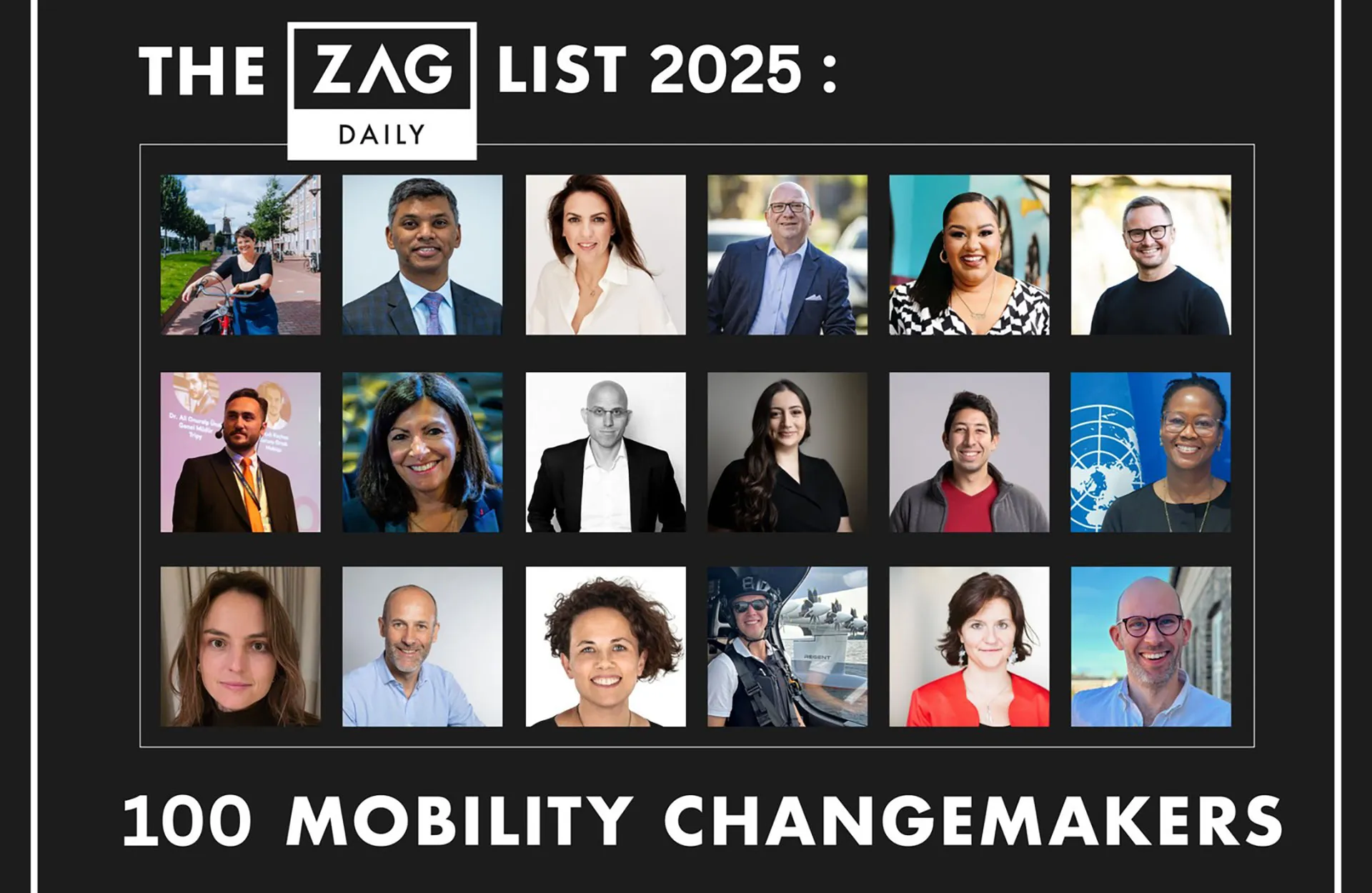 Dr. Ünal, Zag Daily’nin 100 Mobility Changemakers Listesindeki Tek Türk